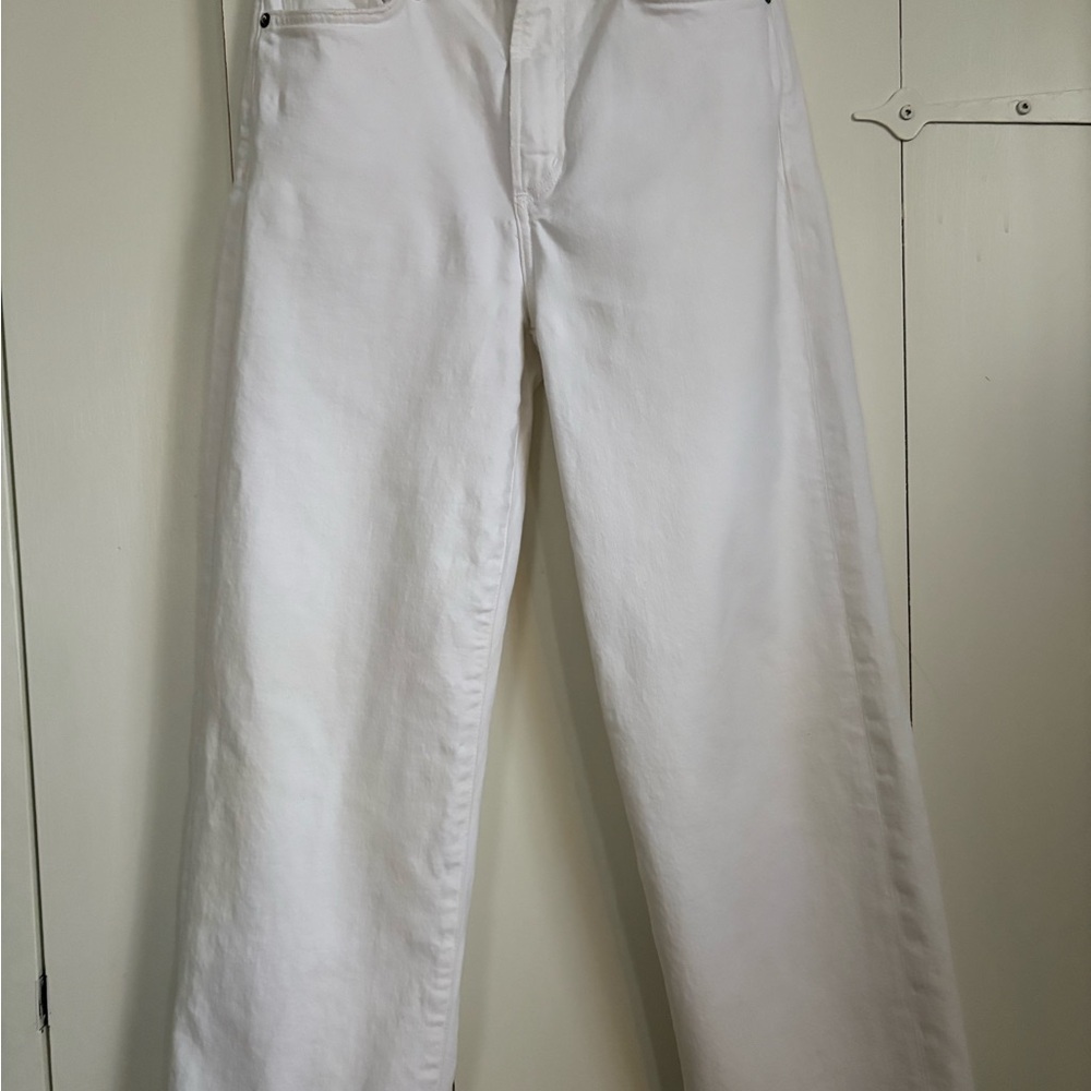 Agolde Harper Crop Jean in Sour Cream